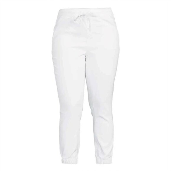 NWT Gemma Rae Women's Plus Drawstring Waist Cropped Denim Jogger Jeans - Picture 3 of 7